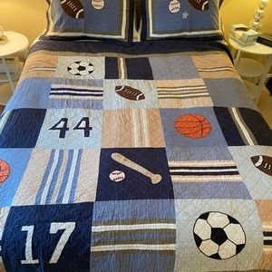 Boys sports bedroom set
